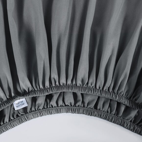 Mainstays Basic Value Microfiber Bed Sheet Set, Grey , Twin, 3 Piece - Picture 4 of 6
